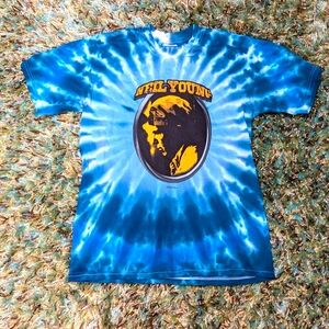Vintage 2000 Neil Young Music In Head Tour Concert Promo T-shirt